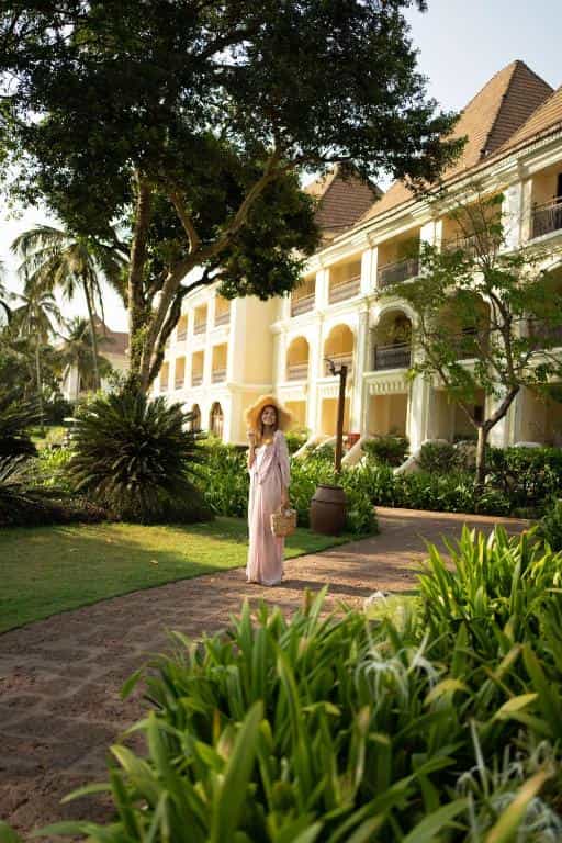 5 star hotel exterior with garden view at Grand Hyatt Goa in Bambolim