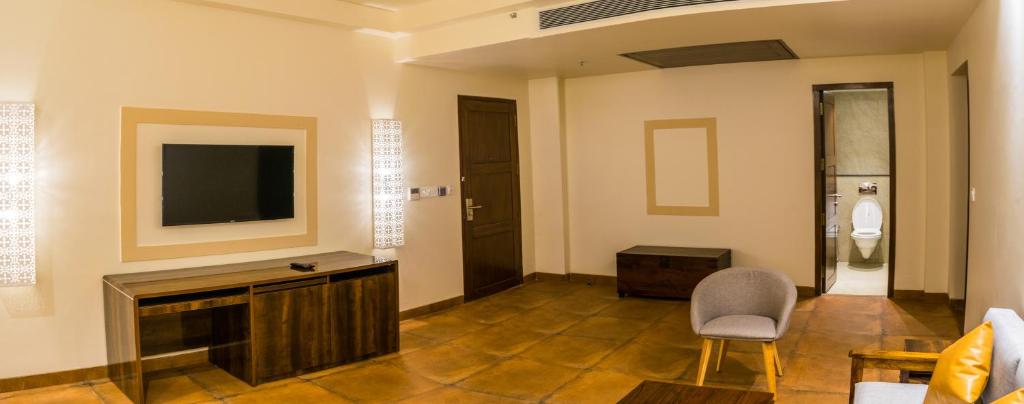 Flat-screen TV at The Ivy Anjuna